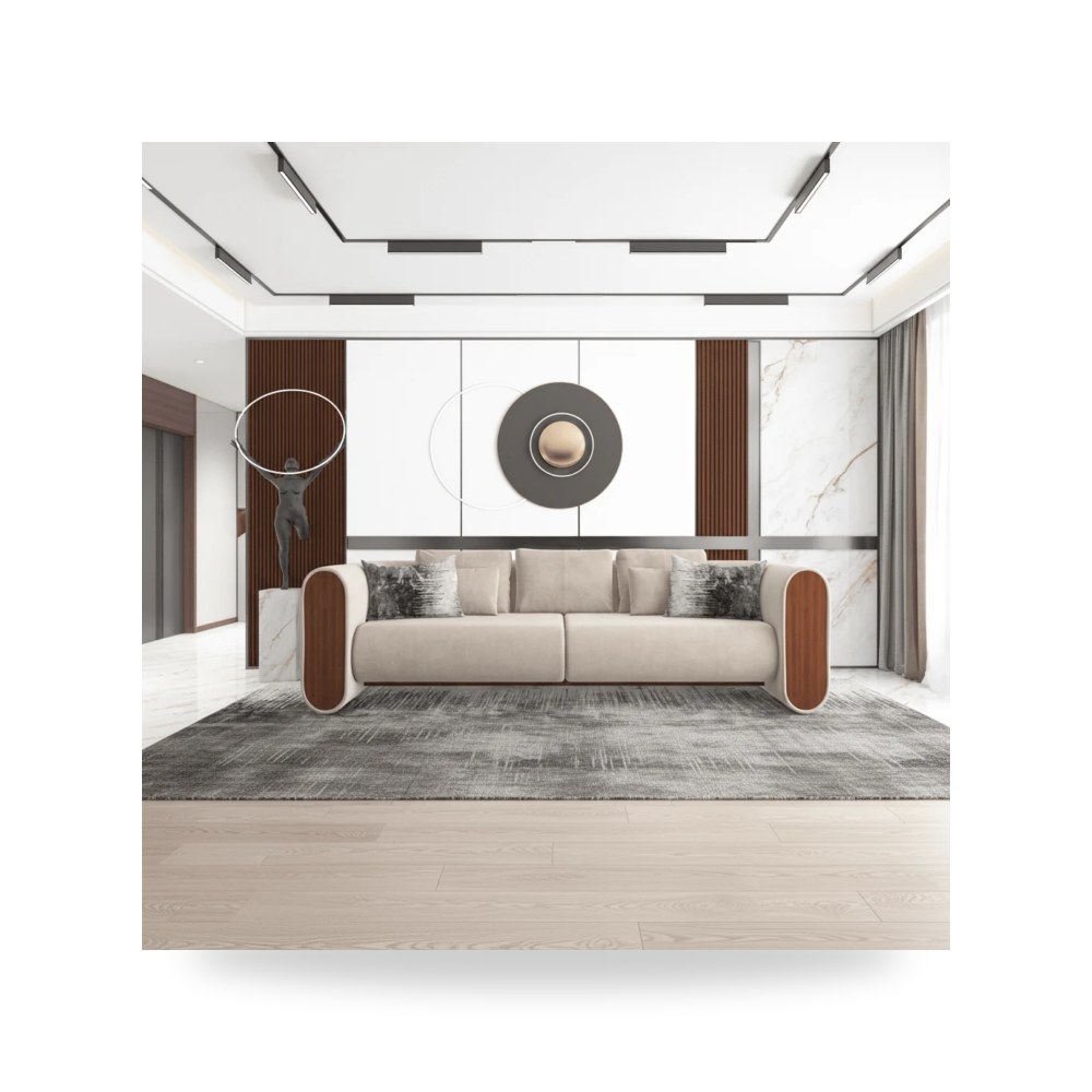 إضاءة قماش بيج Chanel 300×90 Oak