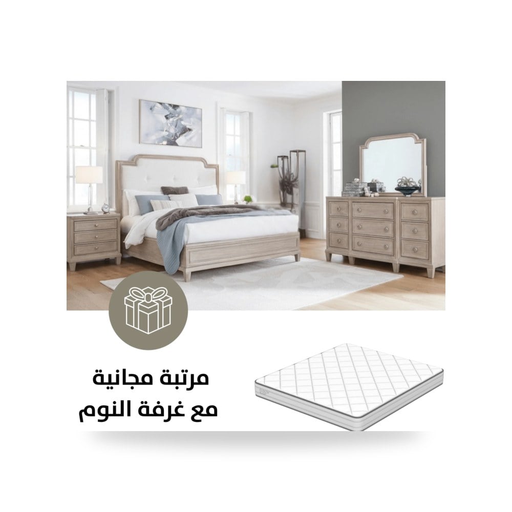 أثاث غرف نوم وأسرّة - طقم غرفة نوم Ashley موديل B922 K Matt Offer