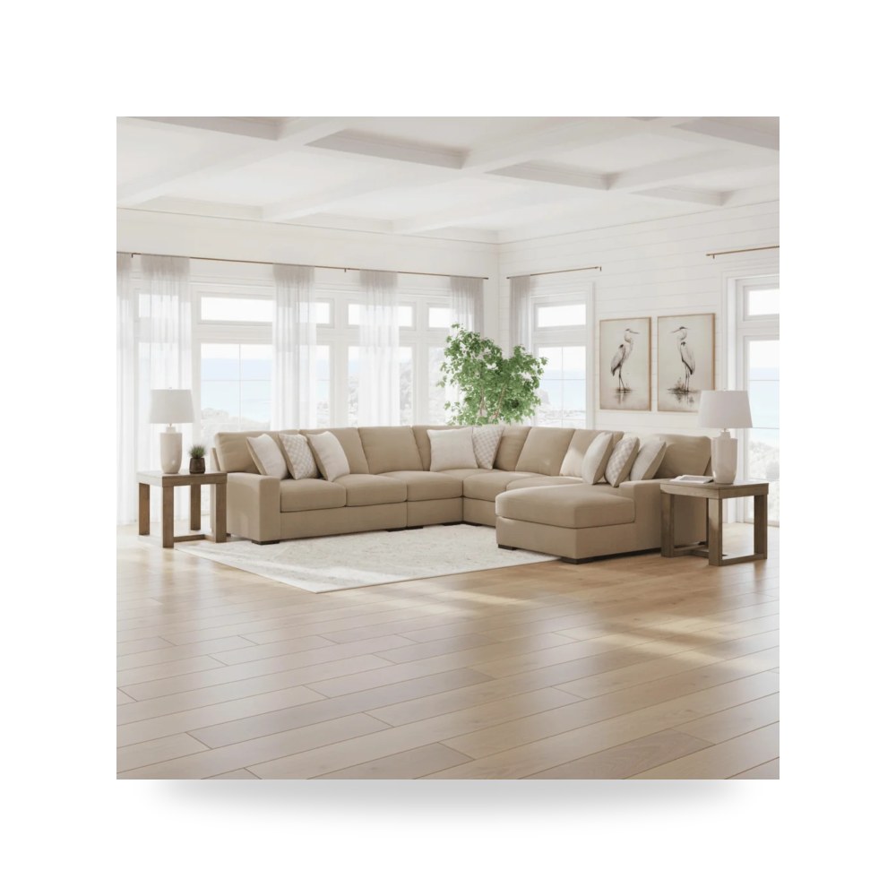 كراسي ومقاعد فاخرة - أريكة زاوية Larce Chaise معتمد - طراز 50206S4