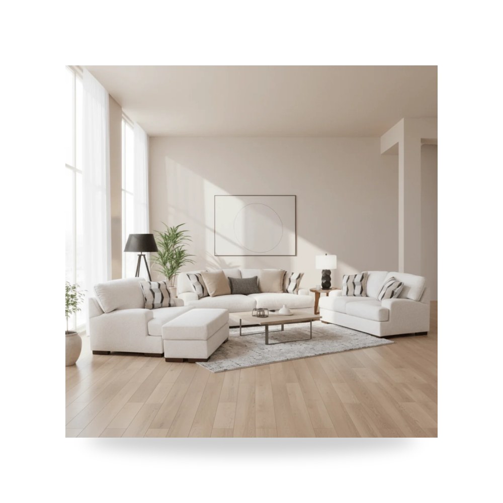 طقم كنب غرفة معيشة آشلي Ashley Furniture موديل 19105 SofaSet موديل