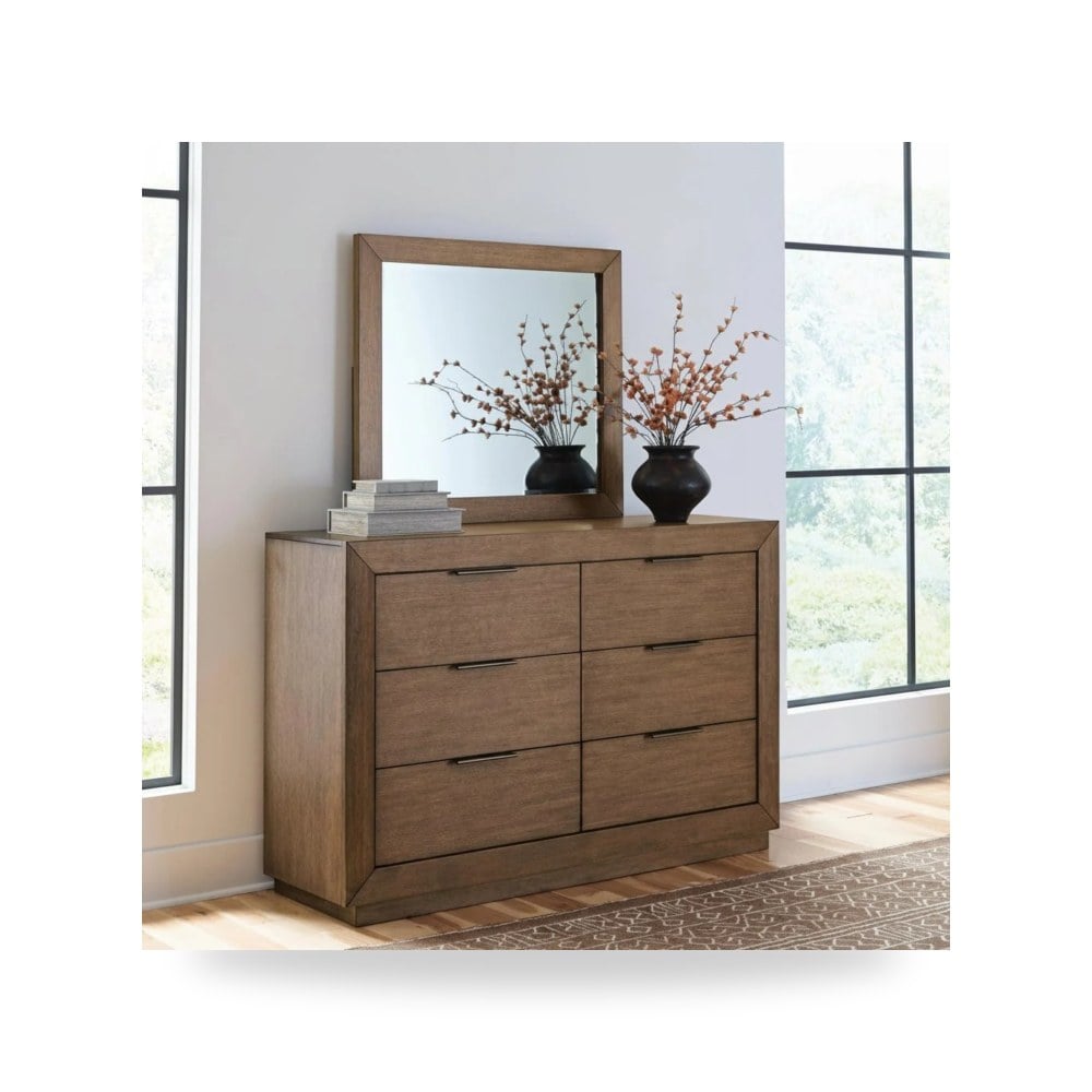 تسريحة ودريسر غرفة نوم Ashley موديل B753 DesserMirror من Ashley Furniture Ashley