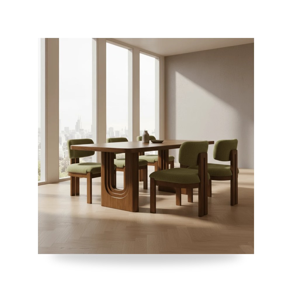 كرسي جلوس بتصميم أنيق - كرسي Paloma RECT معتمد - طراز D834-Set
