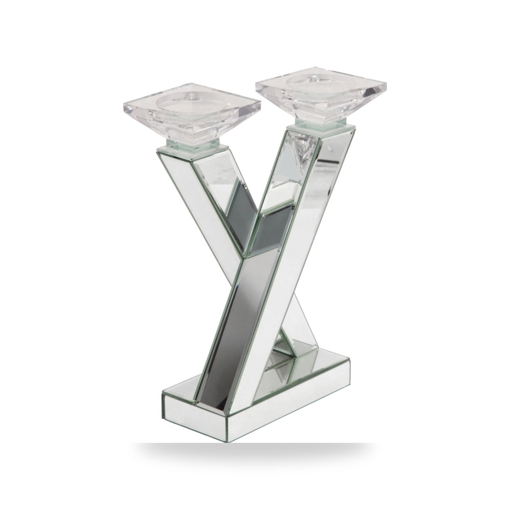 مرآة فضي Candle Holder من ساج بروك هوم Sagebrook Home