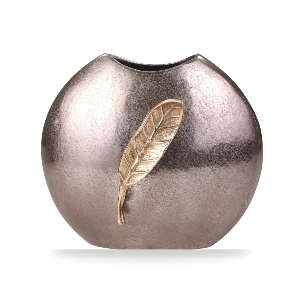 ألومنيوم برونزي ROUND VASE W سيجبروك هوم Sagebrook Home