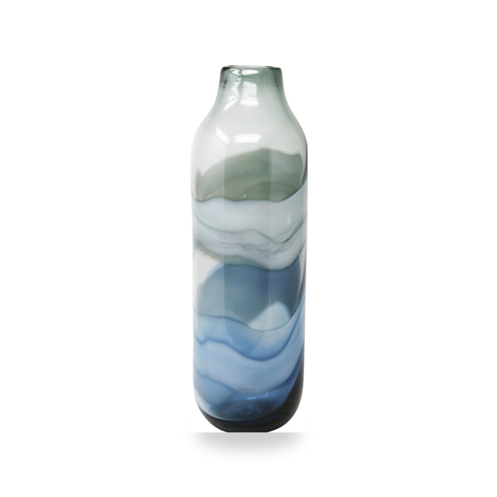 مزهرية فازة ديكور GLASS 20.75", MULTI Sagebrook Home