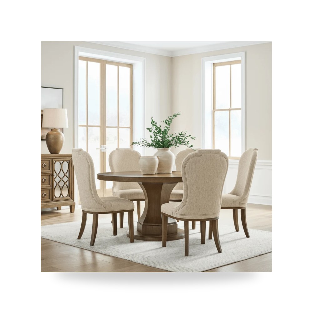 كرسي طعام فاخر - طقم غرفة طعام Ashley موديل D923 Set - من - طراز D923-Set