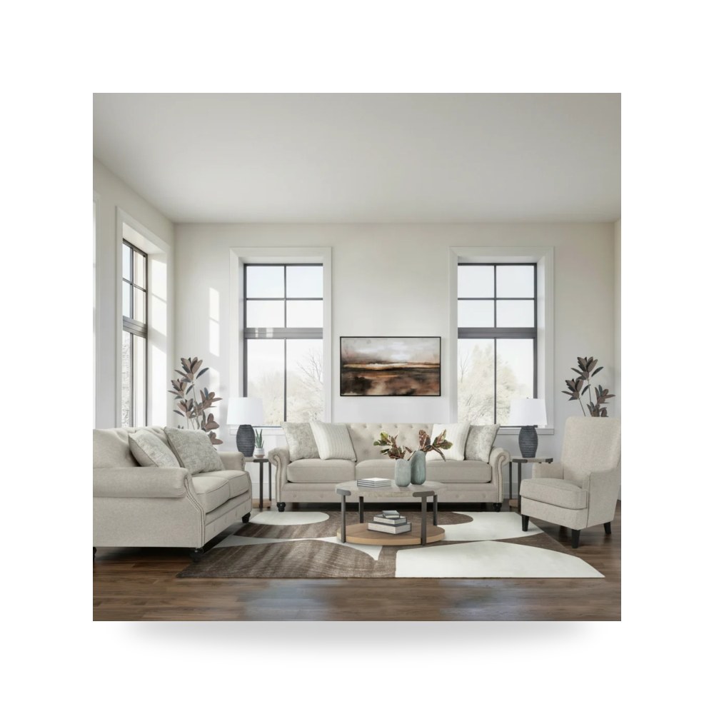طقم كنب غرفة معيشة آشلي Ashley Furniture موديل 26607 AC