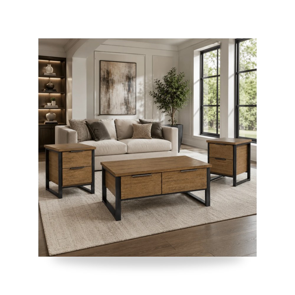 طقم طاولات آشلي Ashley Furniture موديل T602 Set موديل T602-Set