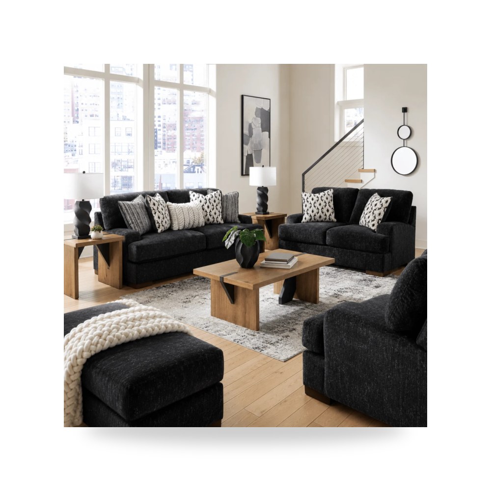 طقم كنب غرفة معيشة آشلي Ashley Furniture موديل 80404 SofaSet موديل