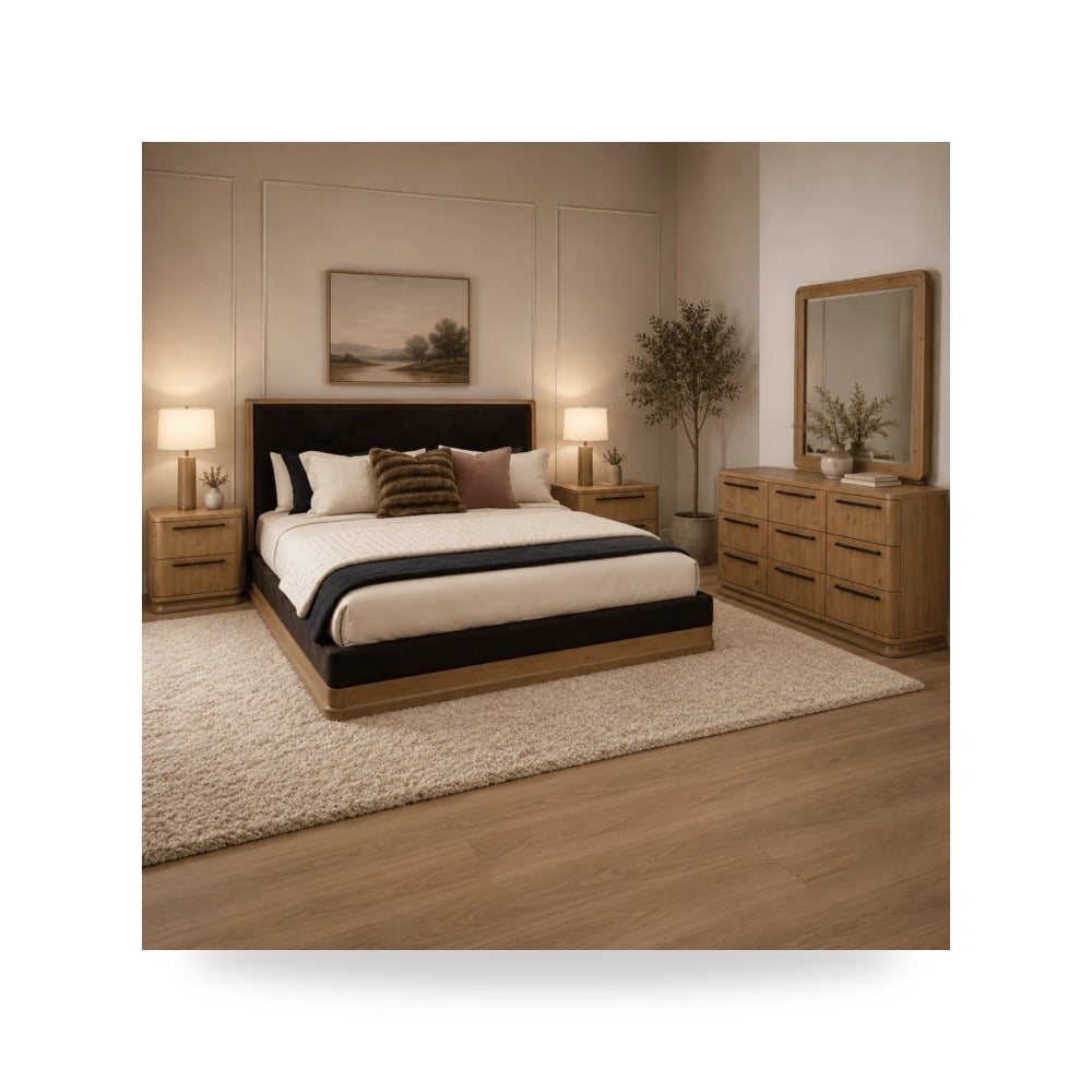 أثاث غرف نوم وأسرّة - طقم غرفة نوم Ashley موديل B992 Kingset