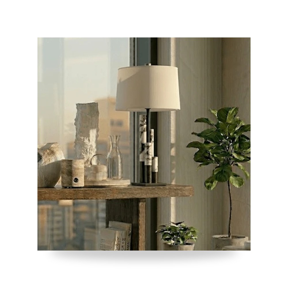مصباح طاولة Metropolis أترموست Uttermost