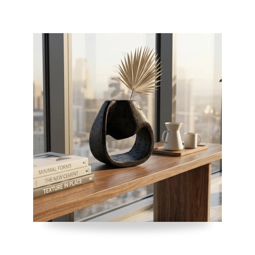 مرآة ديكور جدارية إكسسوار ديكور طاولة أسود Uttermost