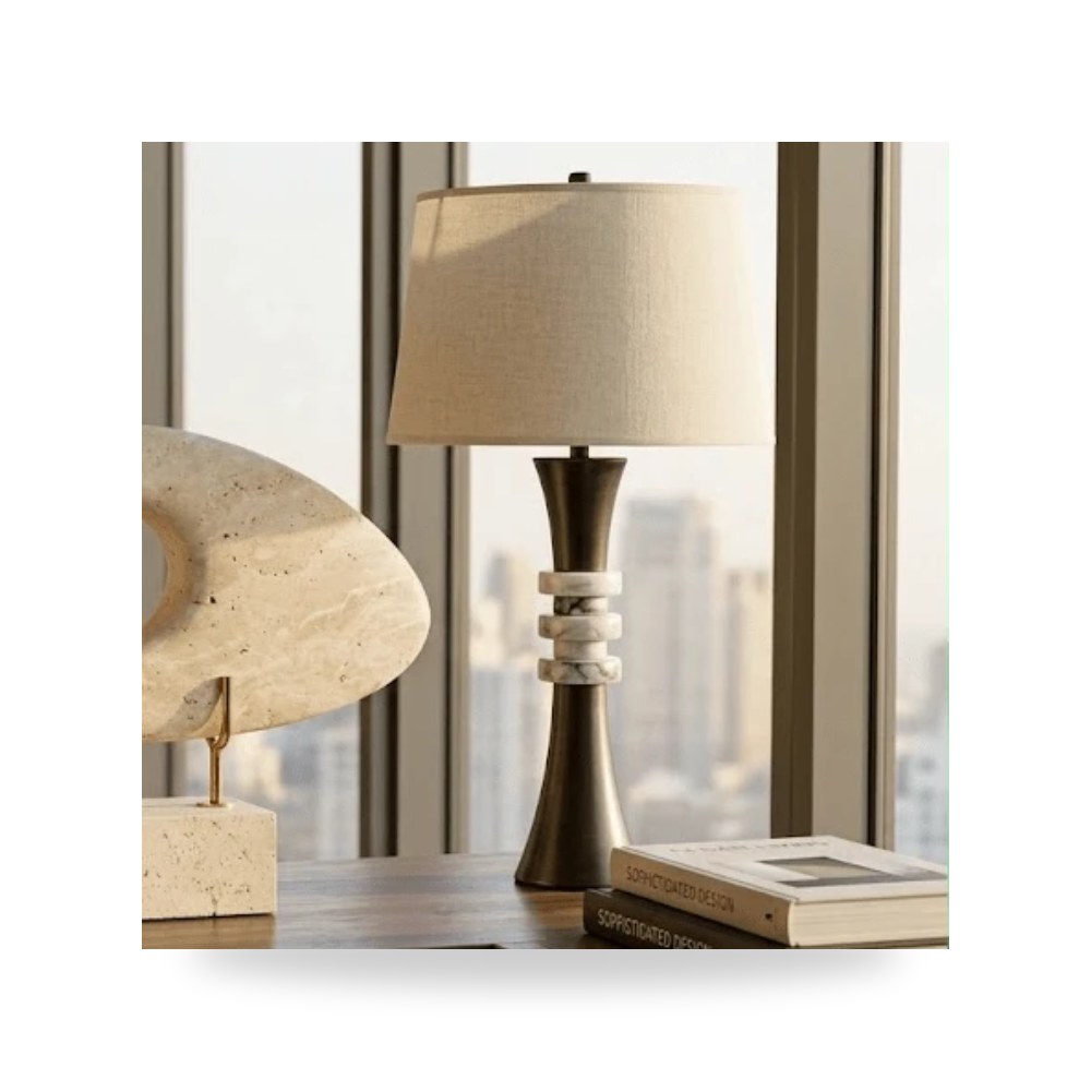 مصباح طاولة Onyx أترموست Uttermost