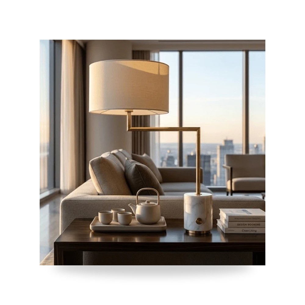 أباجورة طاولة أصفر أترموست Uttermost