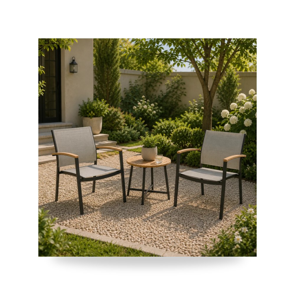 طقم جلسة خارجية فاخرة - Copenhagen Conversation Outdoor Furniture Set - من Scancom Roots
