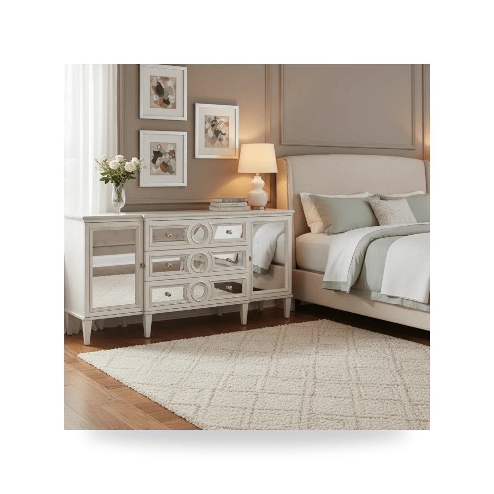 مرآة ديكور جدارية إكسسوار ديكور طاولة Bernhardt موديل 399-132