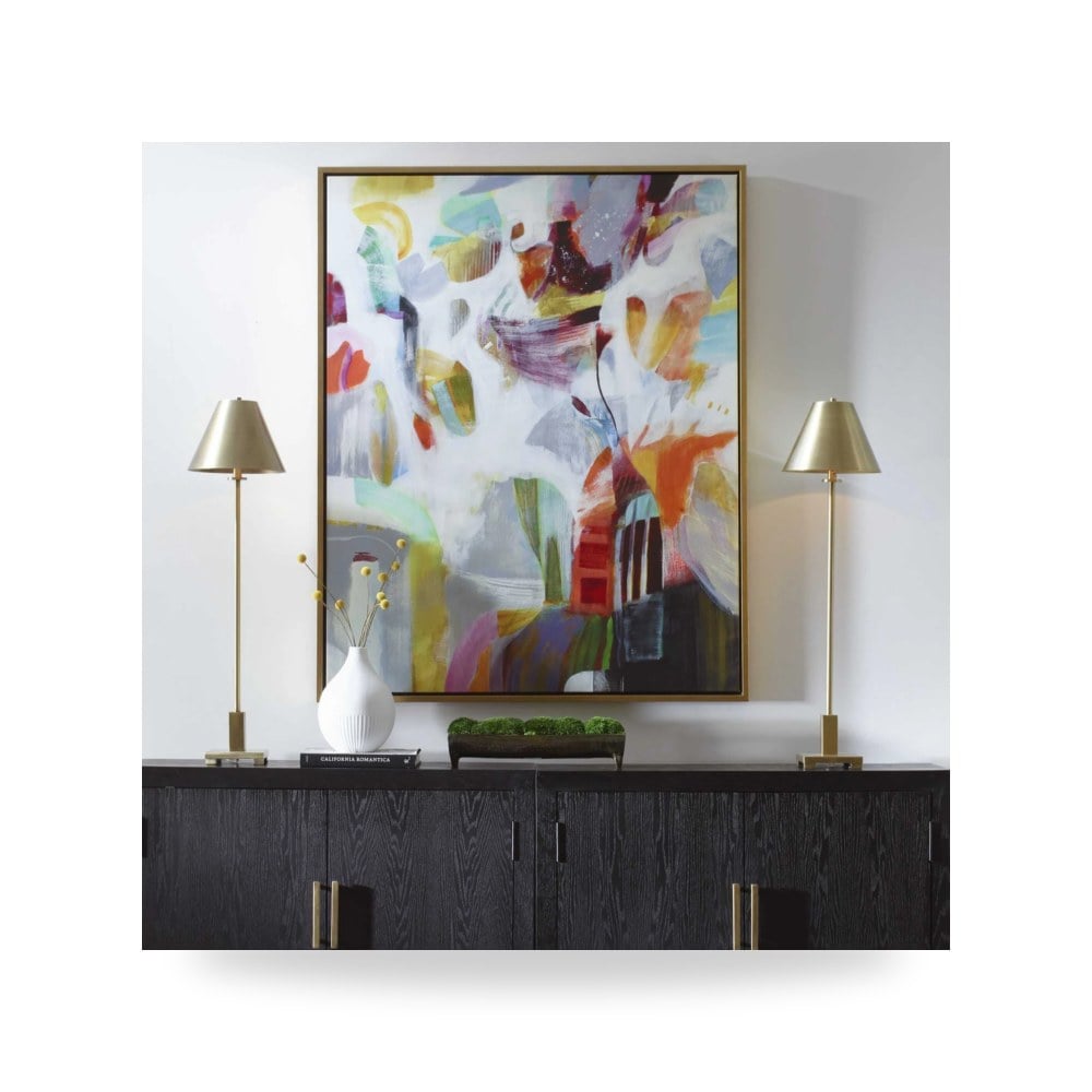 أباجورة إضاءة طاولة ومكتب نحاسي Pilot من أترموست Uttermost