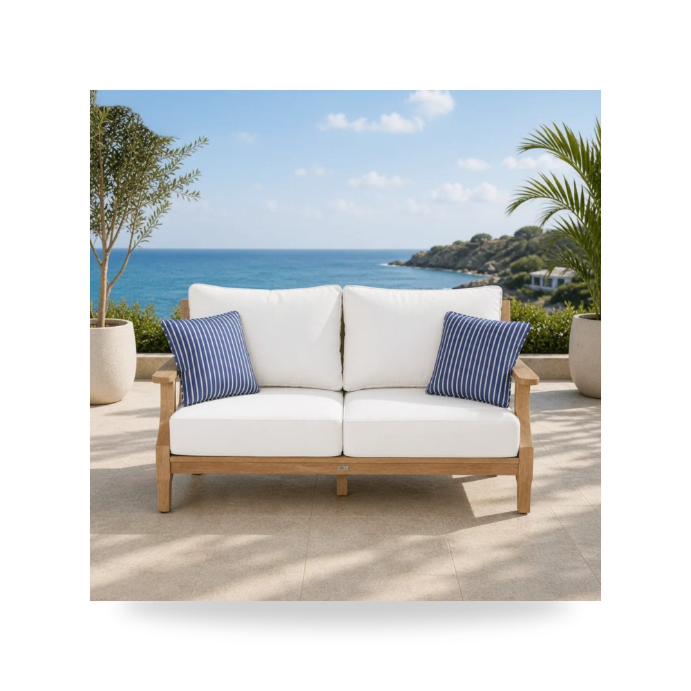 كنب وجلسات جلوس فاخرة - Outdoor Loveseats & Sofas - طراز R2499-O0001-LS