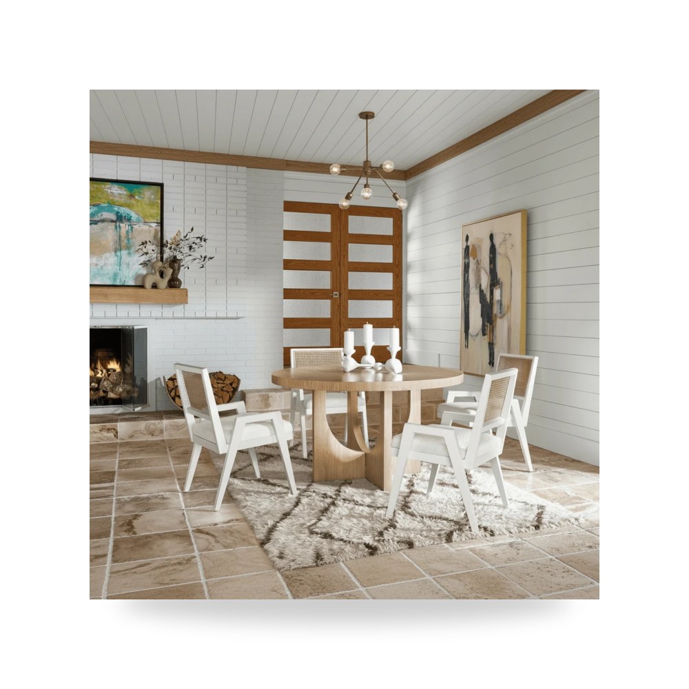 كرسي جلوس بتصميم أنيق - كرسي Sonora Arm Universal - من Universal Furniture - طراز U181638
