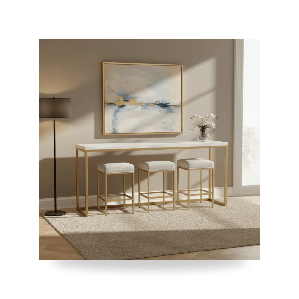 بوف ومسند قدم عثماني - بوفيه كونسول Universal موديل 956A803 - من Universal Furniture