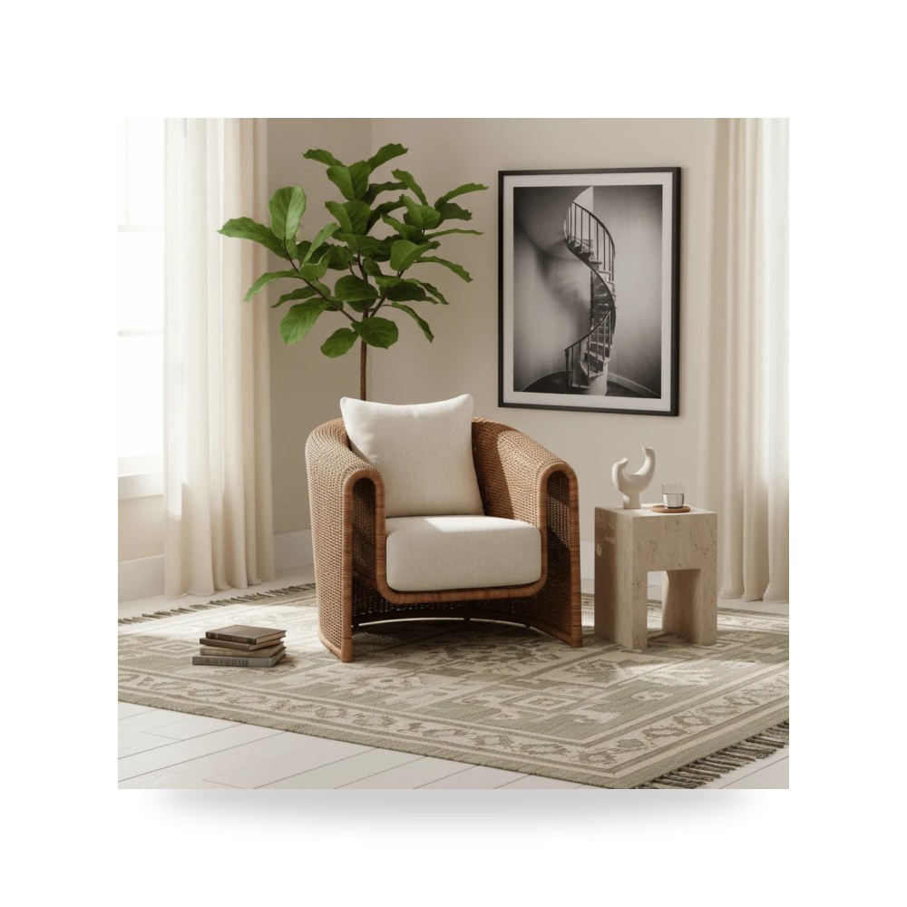 كرسي جلوس بتصميم أنيق - Key Largo Lounge Chair - من Universal Furniture - طراز U330835