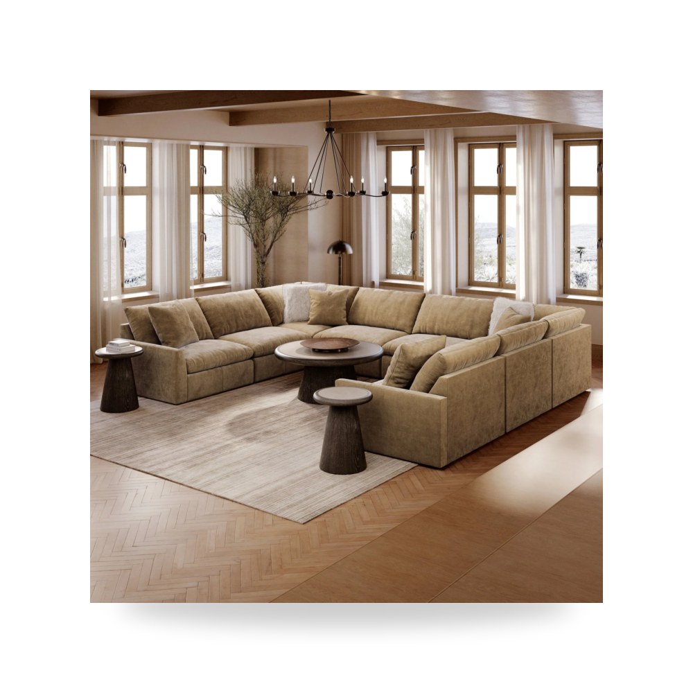 طقم كنب غرفة معيشة أبيض آشلي Ashley Furniture موديل 77410 موديل 77410-SofaSet Ashley