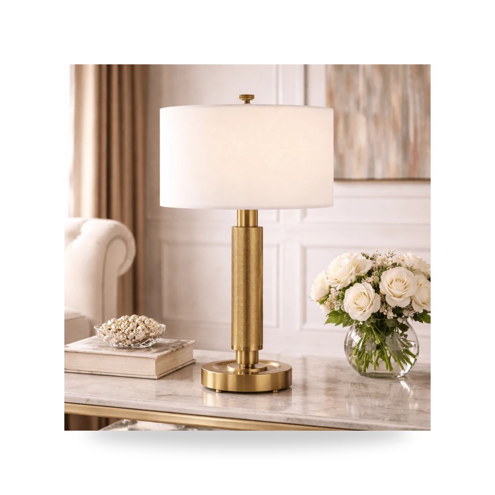 أباجورة إضاءة طاولة ومكتب نحاسي أترموست Uttermost