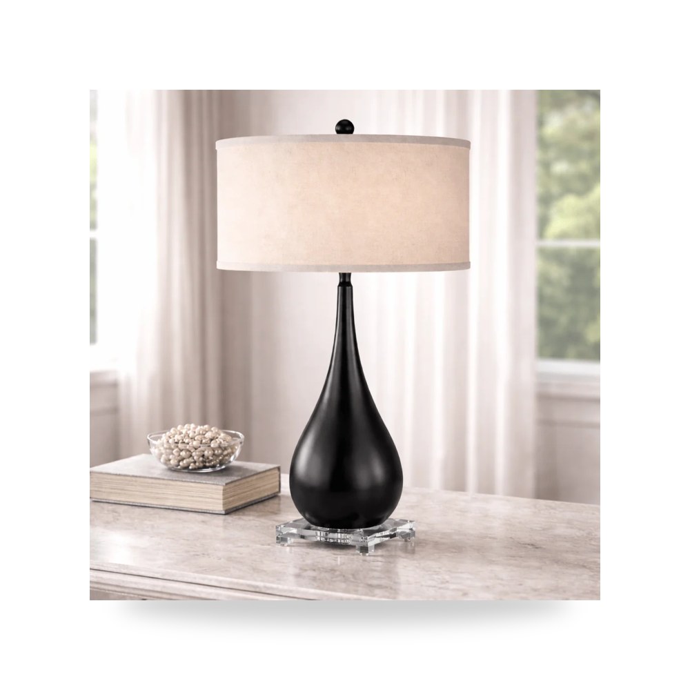أباجورة طاولة أسود أترموست Uttermost موديل 27049 1 B