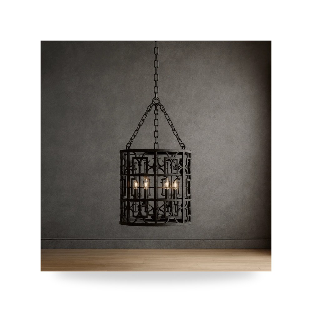 مصباح إضاءة متدلي - Rhombus 5-Light Lantern Pendant - من Uttermost - طراز 22114-UTT