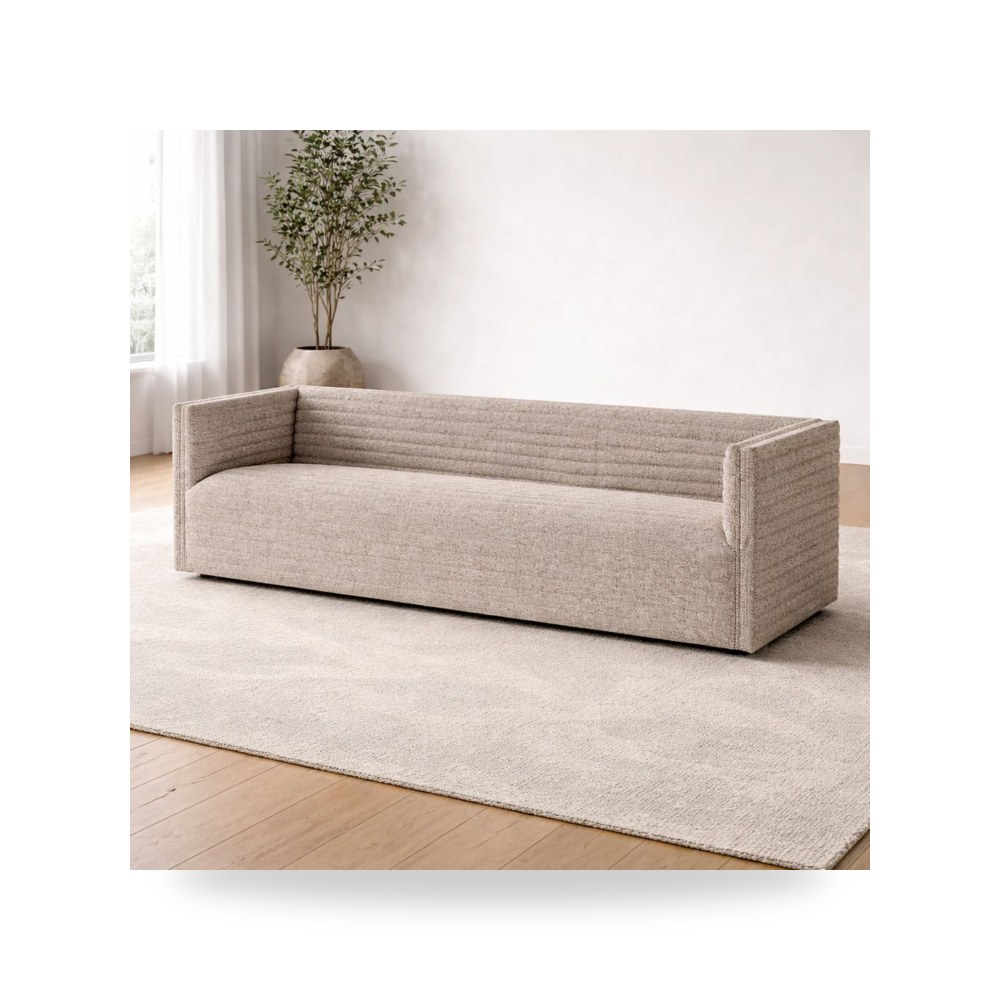 كراسي ومقاعد فاخرة - أريكة بيج Padma - طراز R1572-000238
