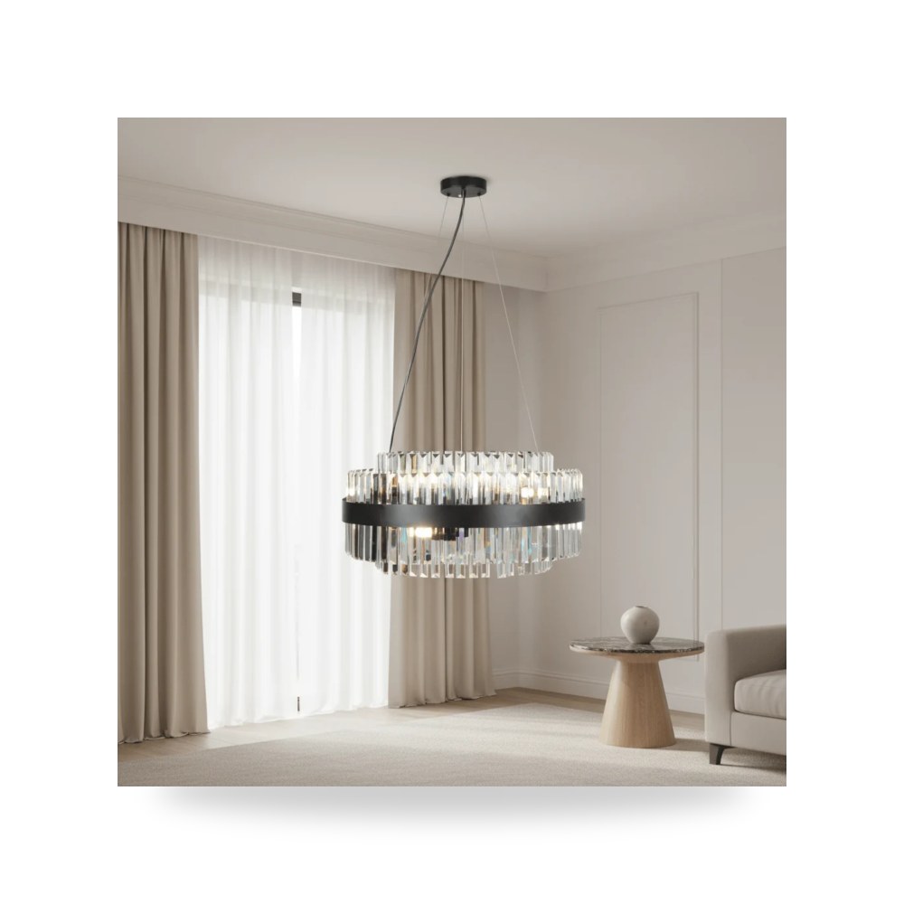 ثريا معلقة فاخرة - Aether Glass Chandelier - طراز GDD01631-GLC