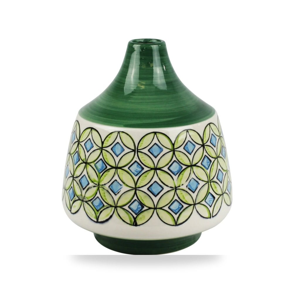 سيراميك أخضر VASE سيجبروك هوم Sagebrook Home