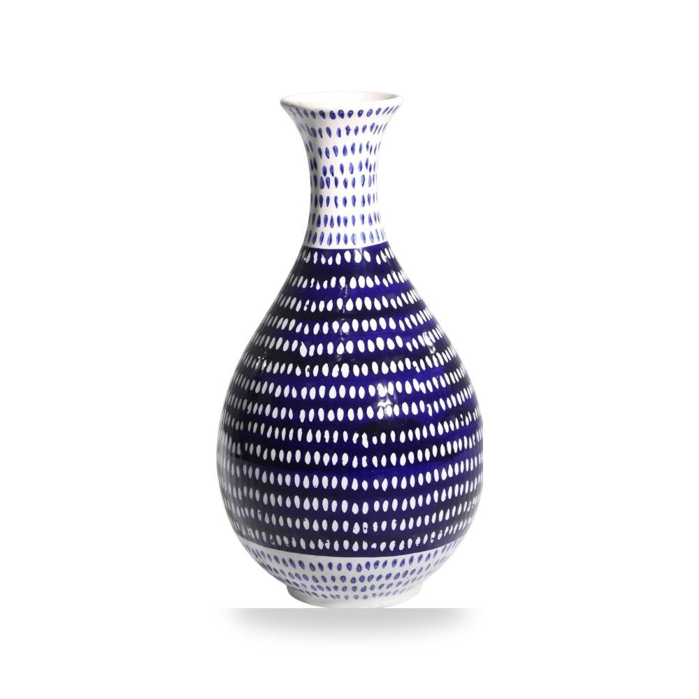 سيراميك أبيض Vase, Blue - White Sagebrook موديل 12351-03 Sagebrook Home