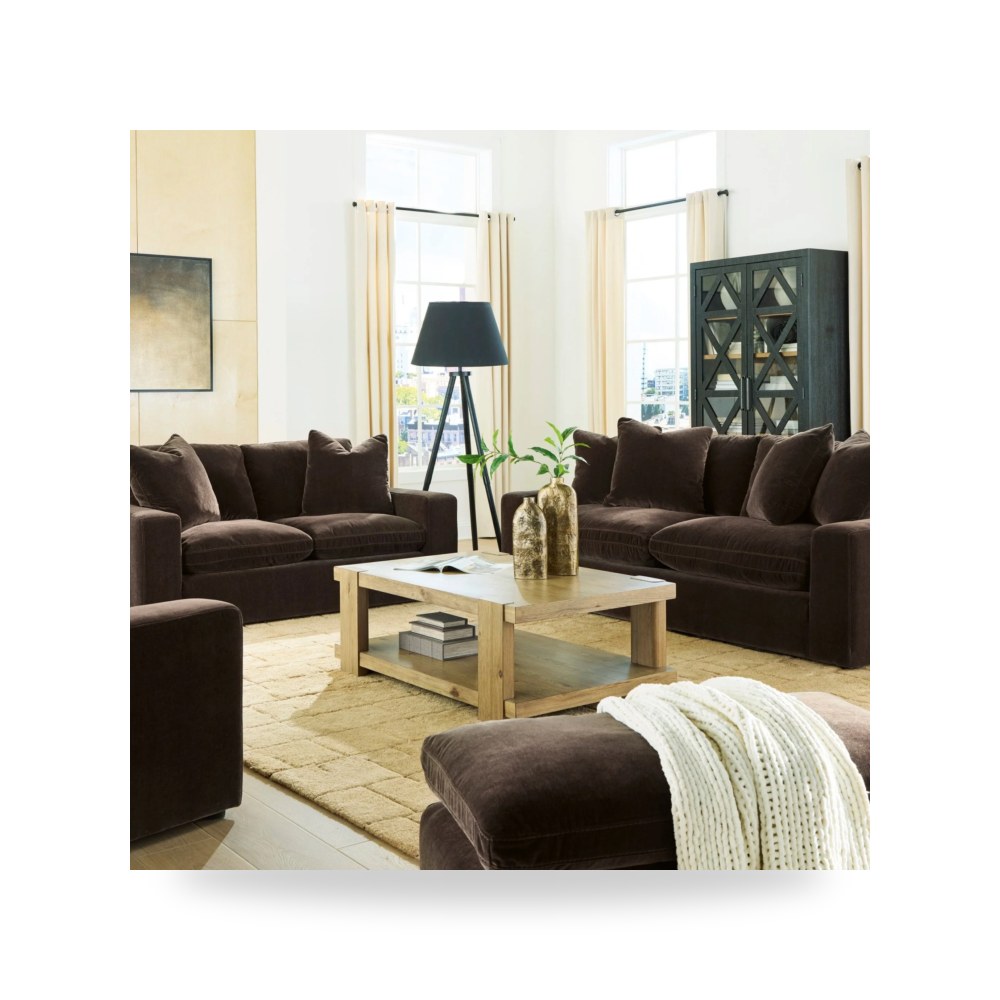 طقم كنب غرفة معيشة آشلي Ashley Furniture موديل 67807 AC