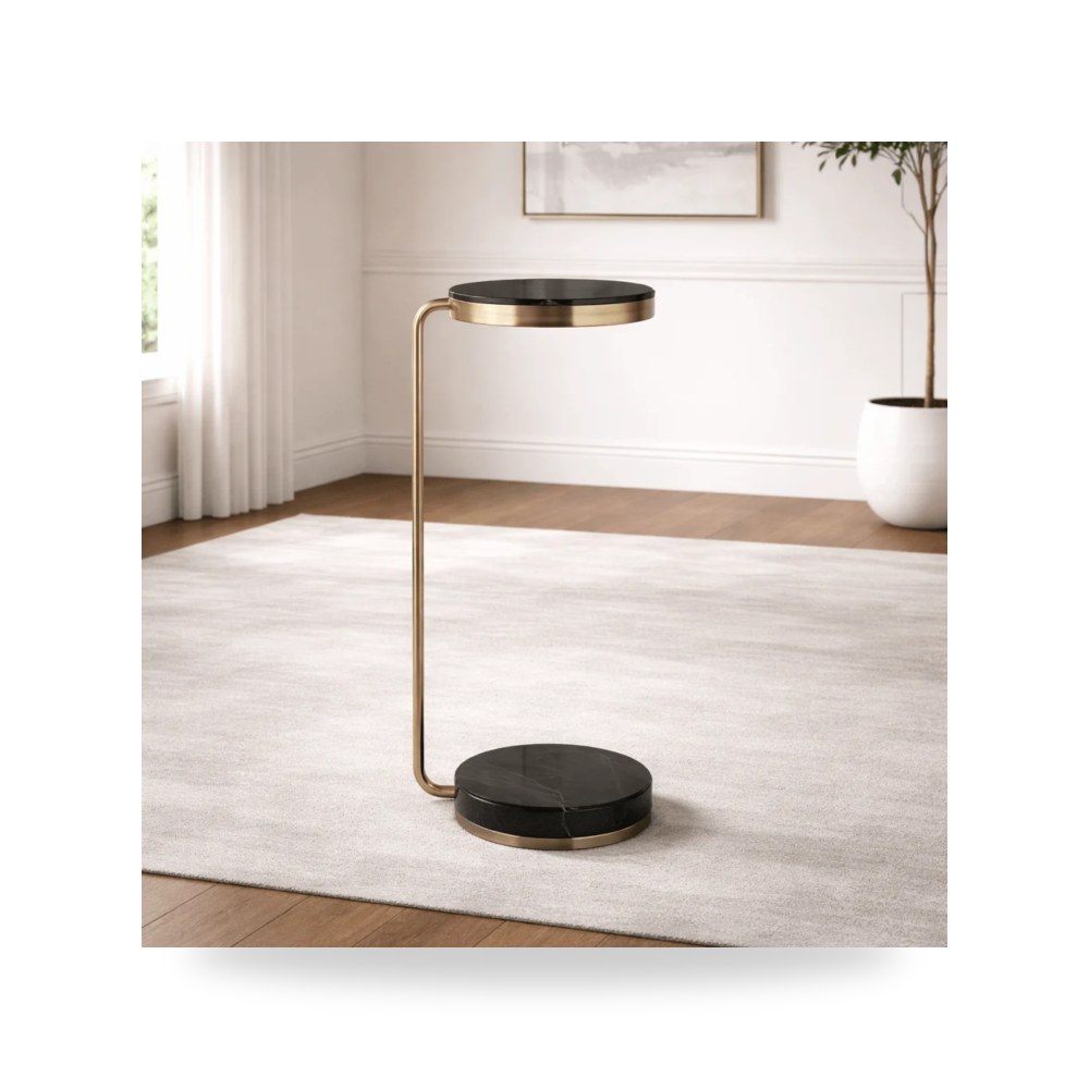 طاولة أسود MARBLE Sagebrook Home