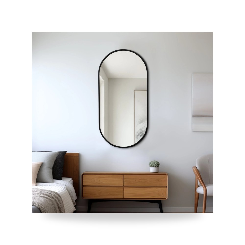 مرآة أسود METAL, CAPSULE Sagebrook 20×40 موديل Sagebrook Home موديل 18566