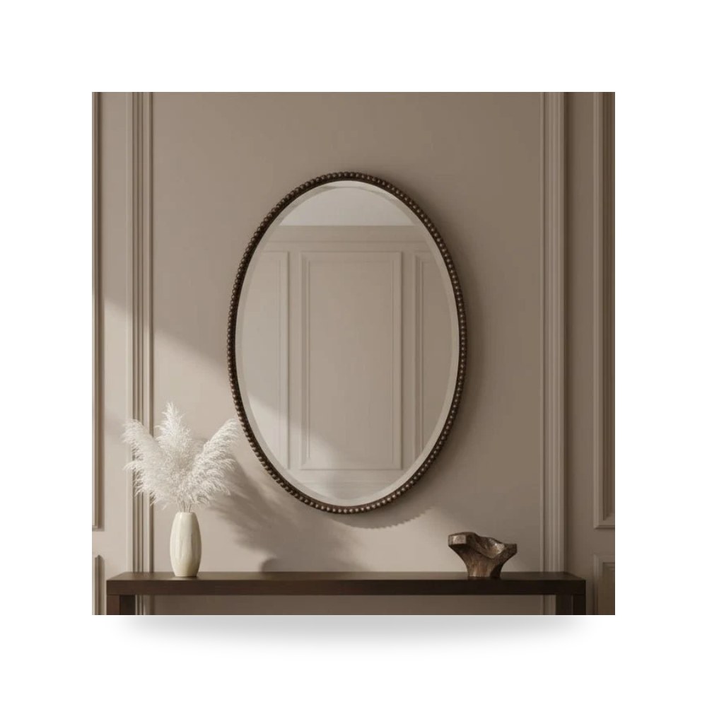 مرآة ديكور Sherise Bronze Oval Uttermost