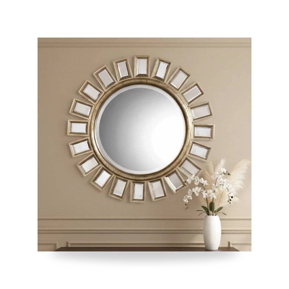 مرآة حائط ديكورية بإطار فاخر أترموست (Uttermost)