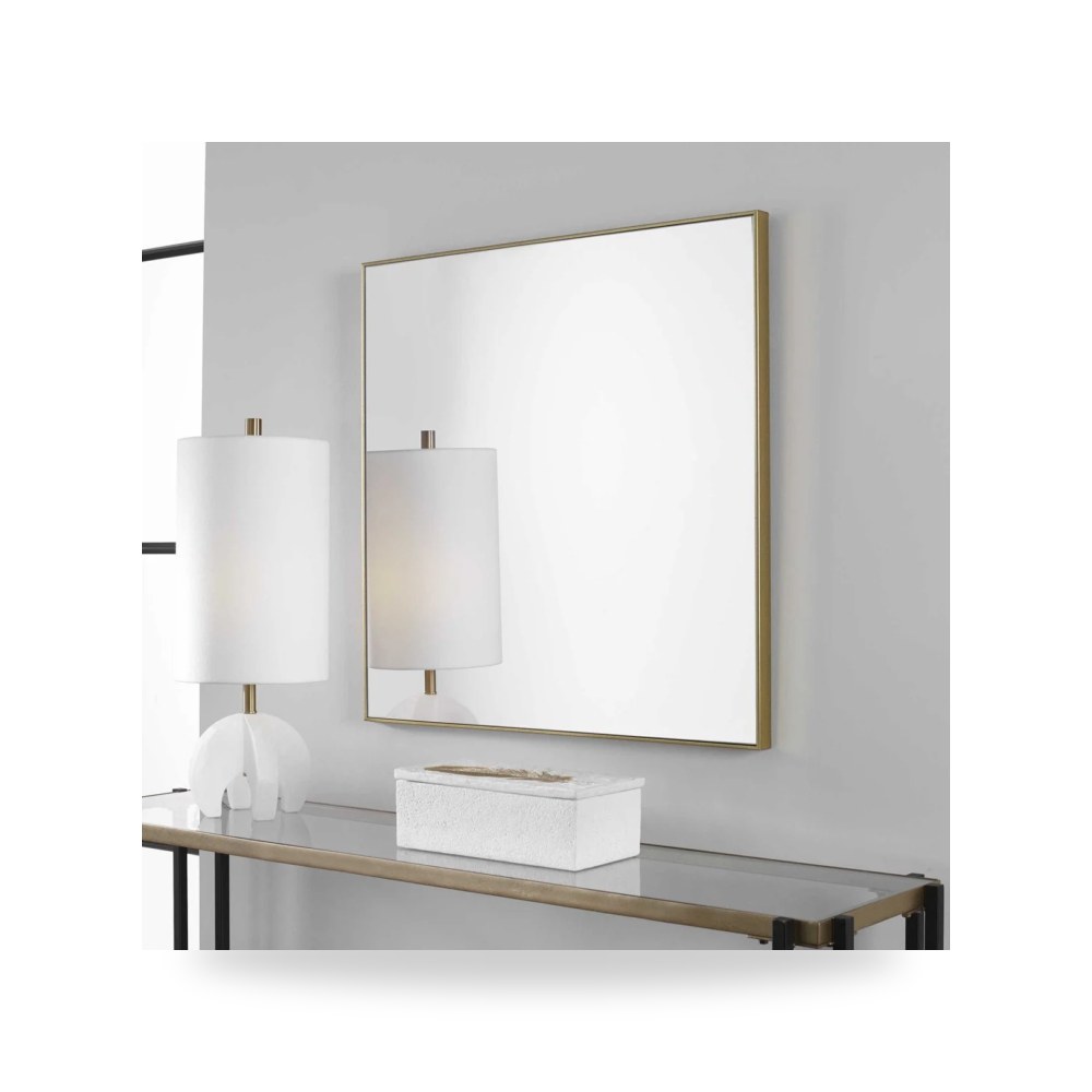 مرآة ديكور Alexo Square ذهبي Uttermost