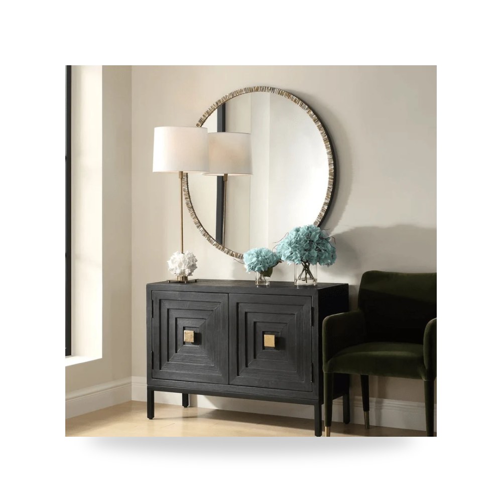 مرآة ديكور Odeon Round Uttermost
