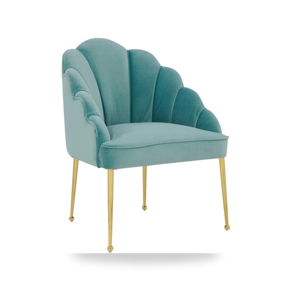كرسي جلوس بتصميم أنيق - كرسي أزرق TOV موديل TOV S4926 - من TOV Furniture - طراز TOV-S4926