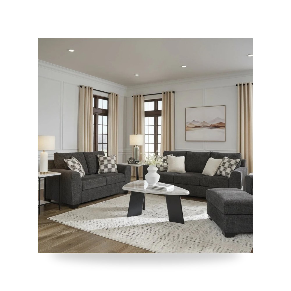 طقم كنب غرفة معيشة آشلي Ashley Furniture موديل 63101 SofaSet موديل