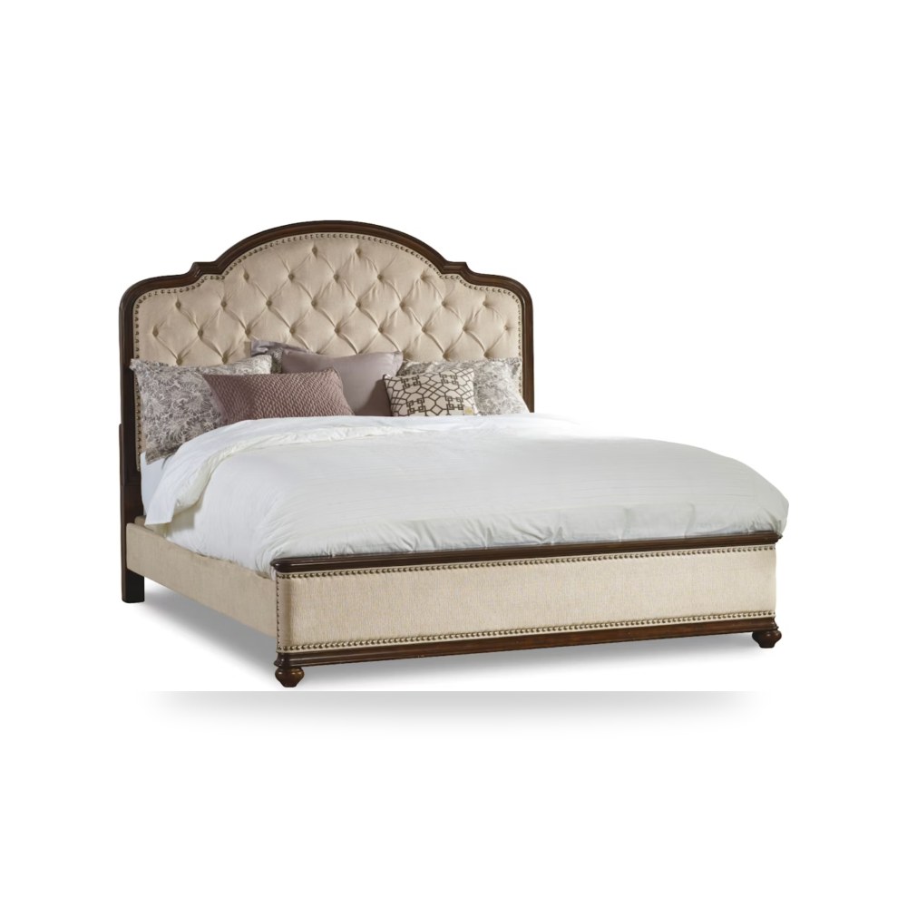 سرير نوم فاخر - سرير أحمر Leesburg Hooker - من Hooker Furniture - طراز 5381-90866