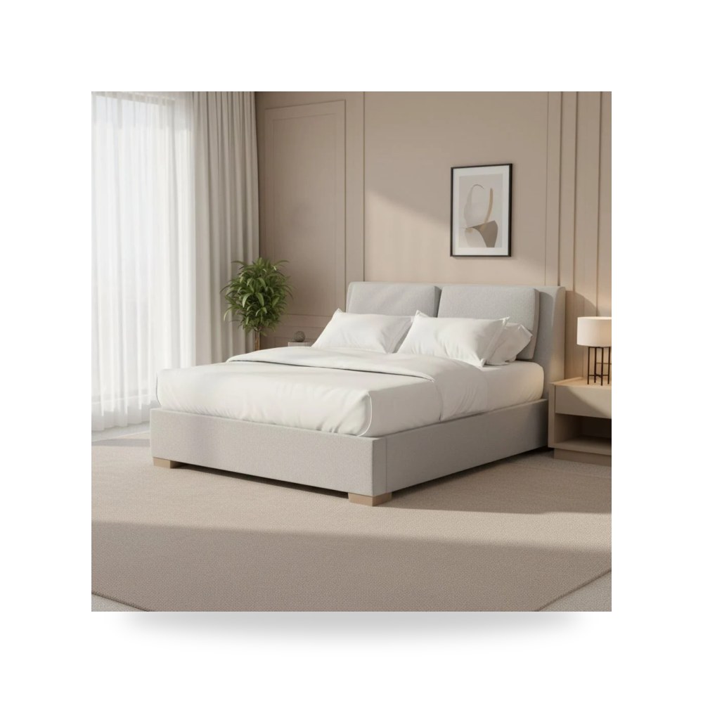 سرير نوم فاخر - وسادة ألومنيوم Grant Uph Bed - من A.R.T. Furniture - طراز 413115-2743H2