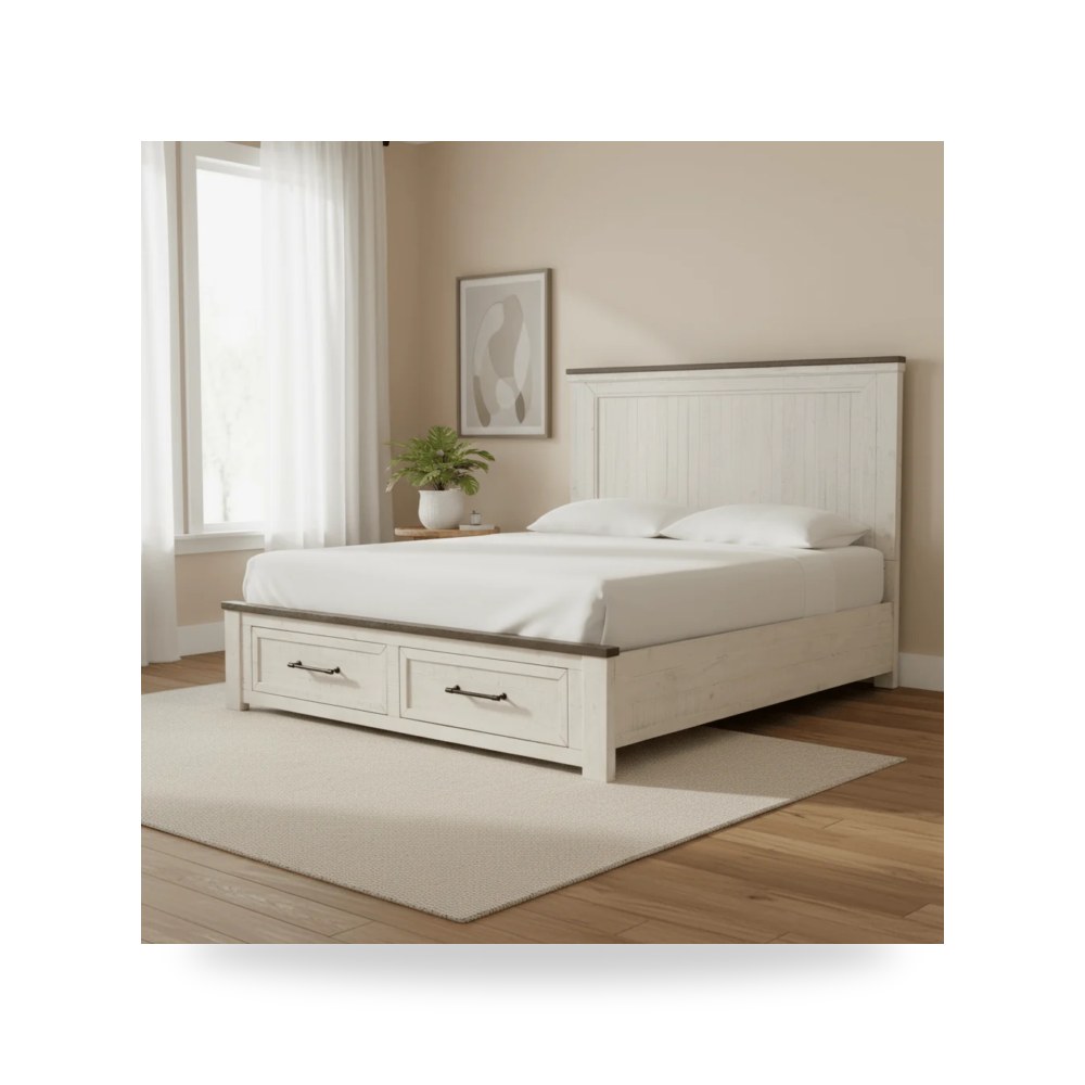 سرير نوم فاخر - سرير Panel Ashley معتمد - طراز B784-KingBed