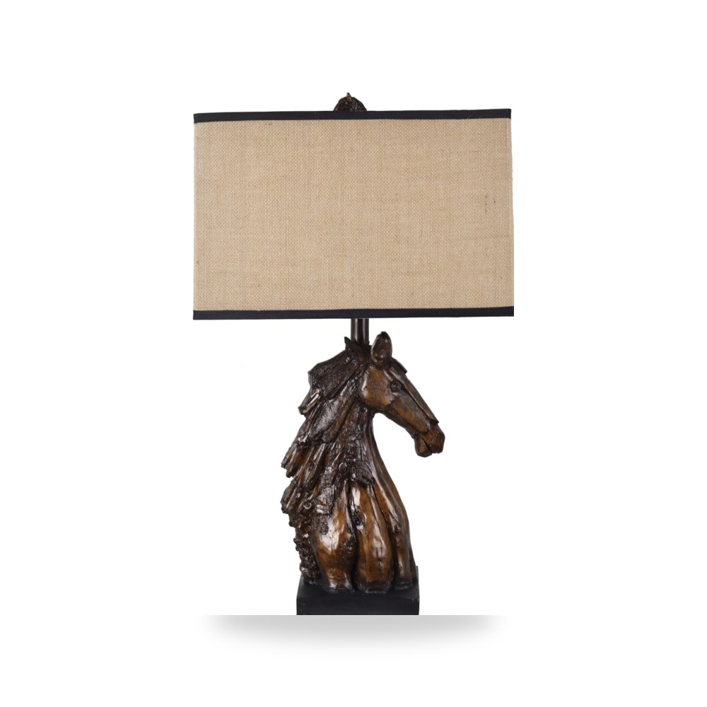 أباجورة طاولة ديكور Horse Bust موديل CVAVP1533 Crestview