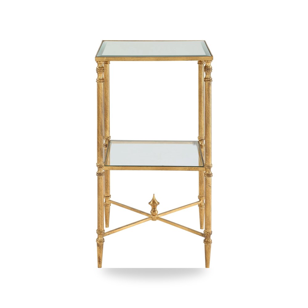 طاولة جانبية مربعات هندسية ذهبي أترموست Uttermost