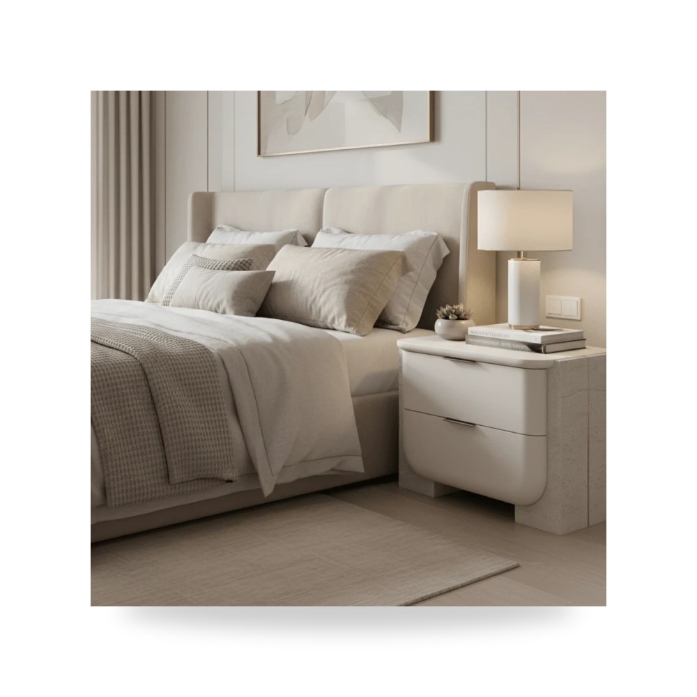 أثاث غرف نوم وأسرّة - كومودينو Overlap Large Caracole - طراز CLA-425V-064