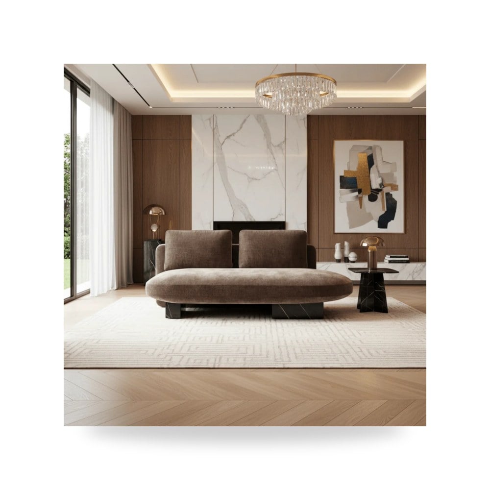 كنب زاوية أريكة مقطعية كاراكول Caracole موديل UPH