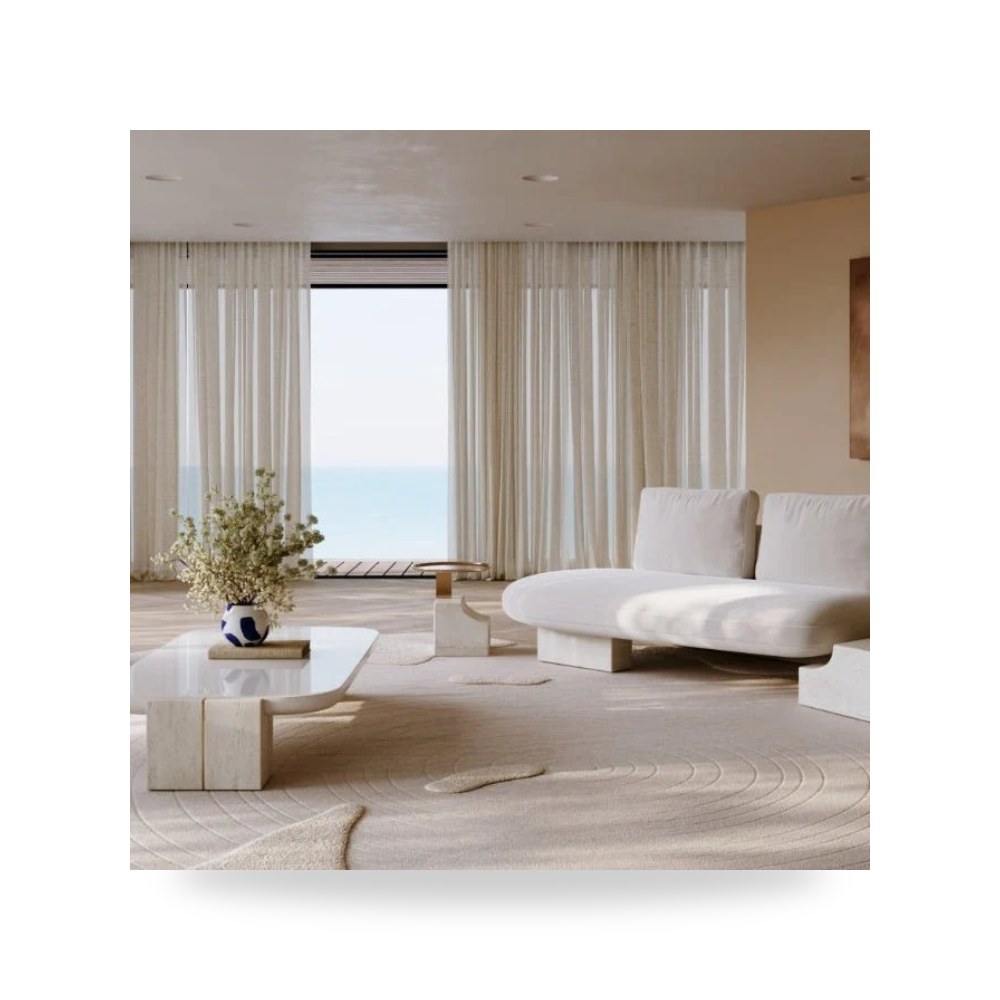 طاولة جانبية Classic Upholstery Overlap موديل UPH-425V-WE5-4B Caracole
